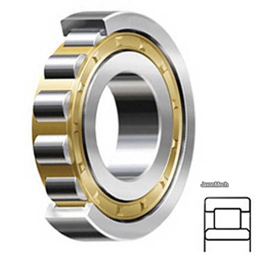 SKF NU 318 ECM/C3 محمل بكرية أسطواني