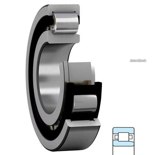 SKF NJ 207 ECP محمل بكرية أسطواني