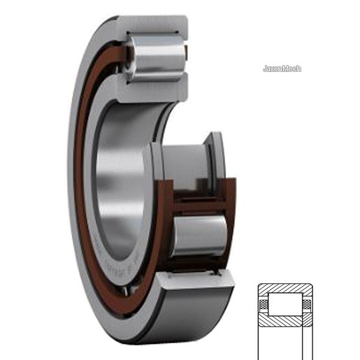 SKF NUP 207 ECP محمل بكرية أسطواني