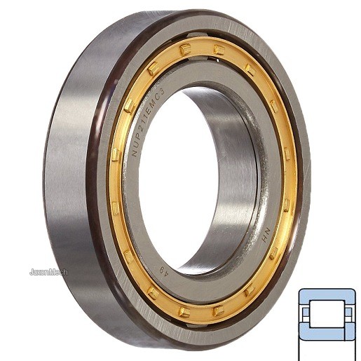 SKF NUP 224 ECM/C3 محمل بكرية أسطوانية
