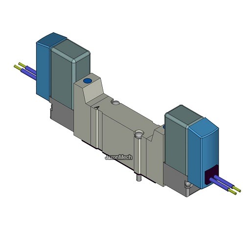 SMC SY3240-4GZ صمام ثنائي اللولب قاعدة معدنية تيار متردد