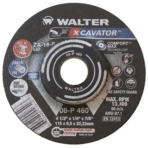 WALTER SURFACE TECHNOLOGIES 08P460 قرص طحن