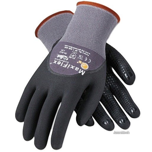 PROTECTIVE INDUSTRIAL PRODUCTS 34-845/L قفازات نتريل ماكسيفليكس إندرانس