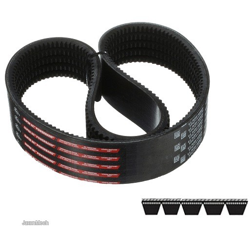 GATES 93885045 banded cogged V-belt