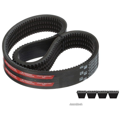 GATES 93884047 banded cogged V-belt