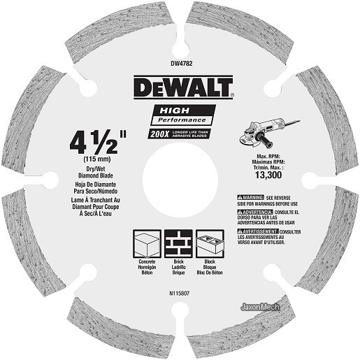 STANLEY BLACK & DECKER DW4782 شفرة ألماس مجزأة