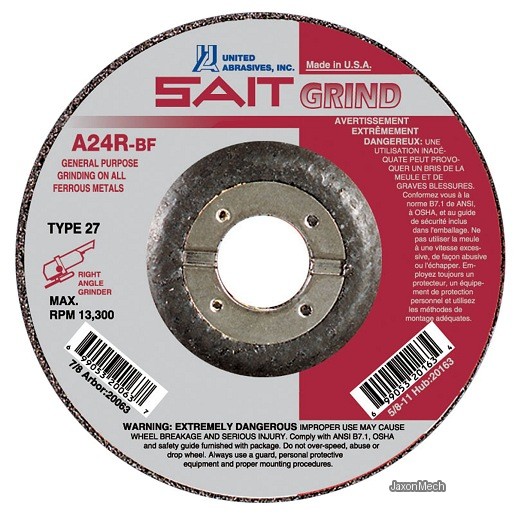 UNITED ABRASIVES INC 20063 قرص طحن