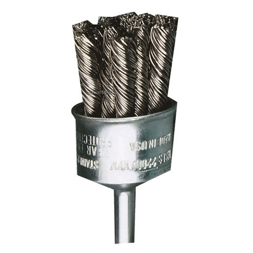 UNITED ABRASIVES INC 02704 فرشاة نهاية سلك عقدة